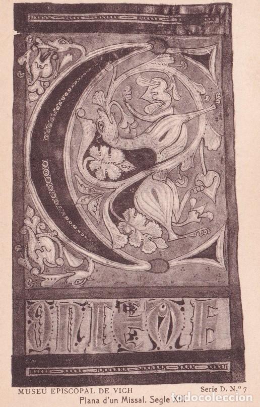 VIC - MUSEO EPISCOPAL. HOJA DE UN MISAL