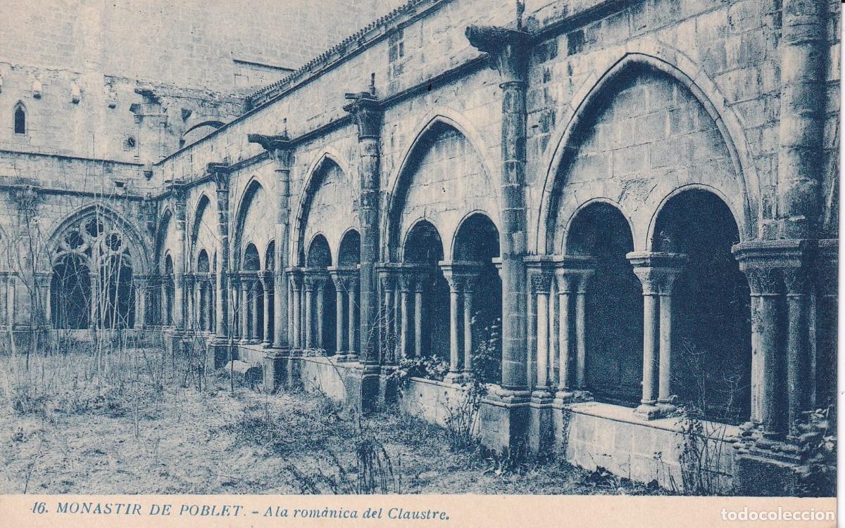POBLET - MONASTERIO DE SANTA MARIA. ALA ROMÁNICA DEL CLAUSTRO