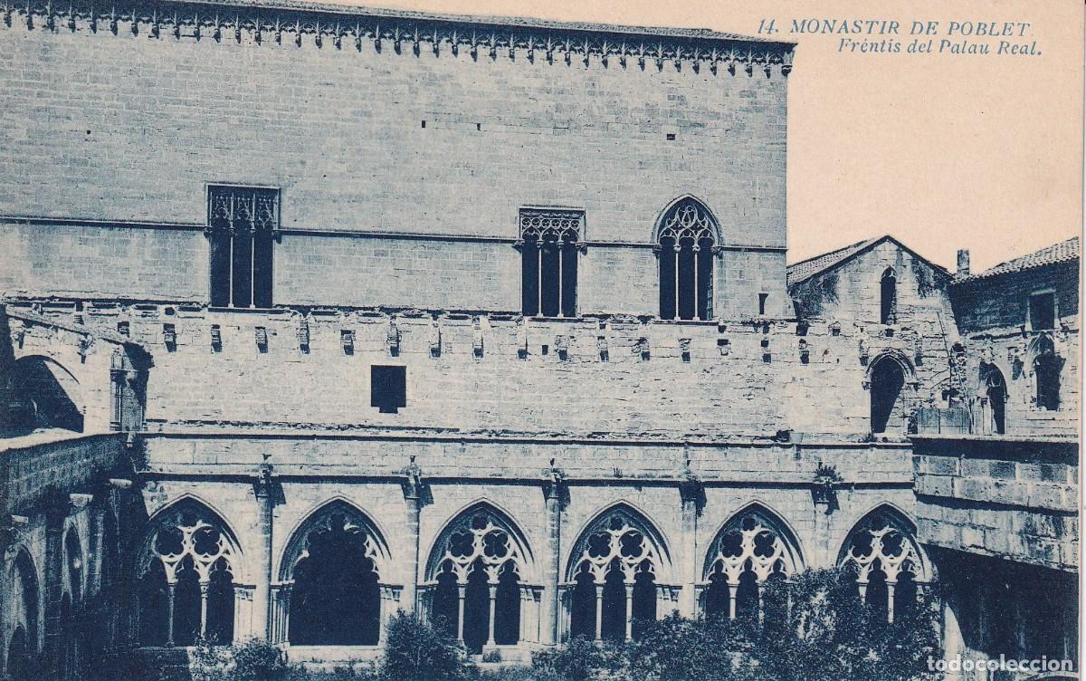 POBLET - MONASTERIO DE SANTA MARIA. FACHADA DEL PALACIO REAL