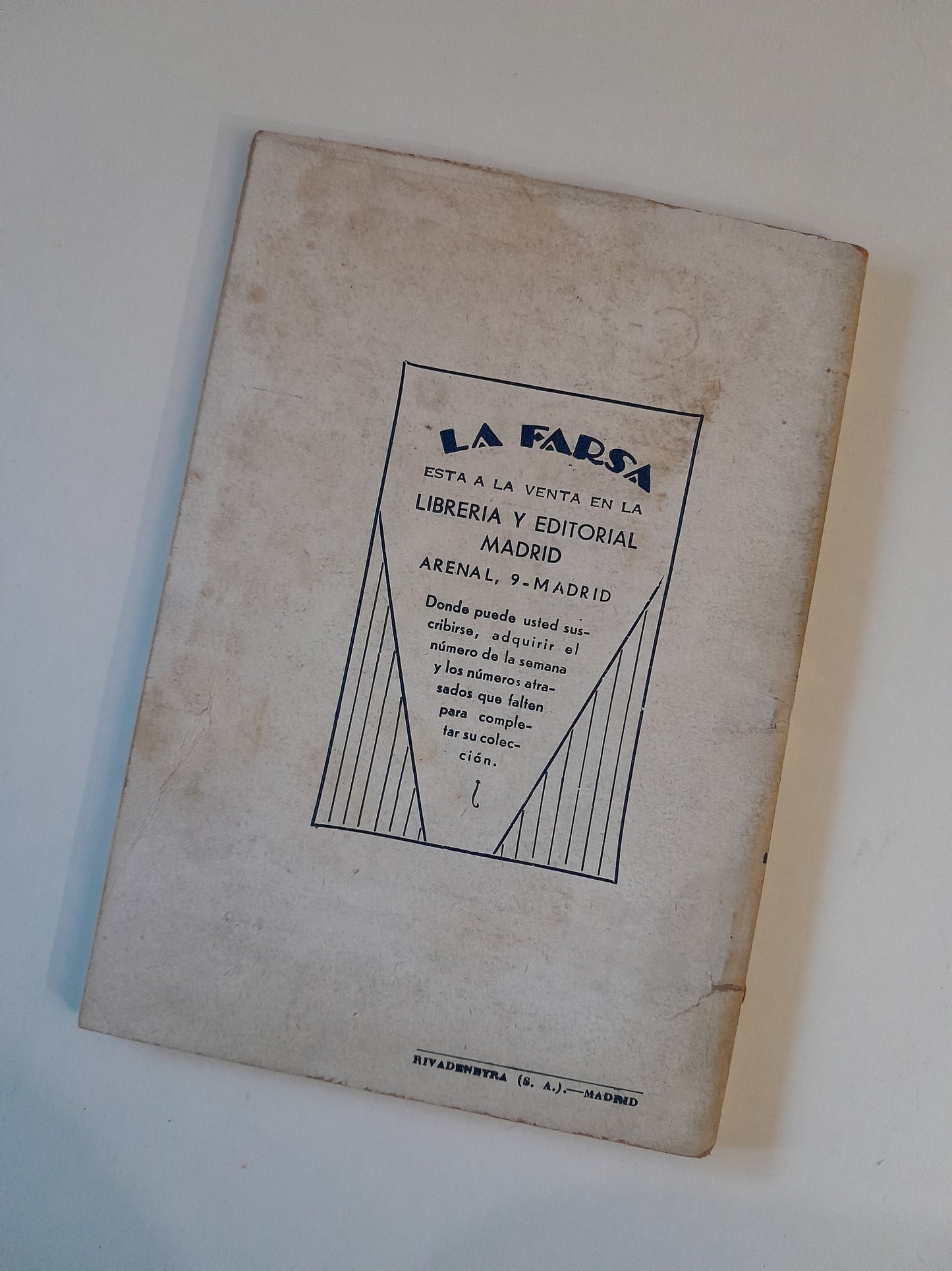 REVISTA DE TEATRO LA FARSA: LAS DOCTORAS, DE EDUARDO HARO - AÑO 5, NÚM. 208 (5 SEPTIEMBRE 1931)