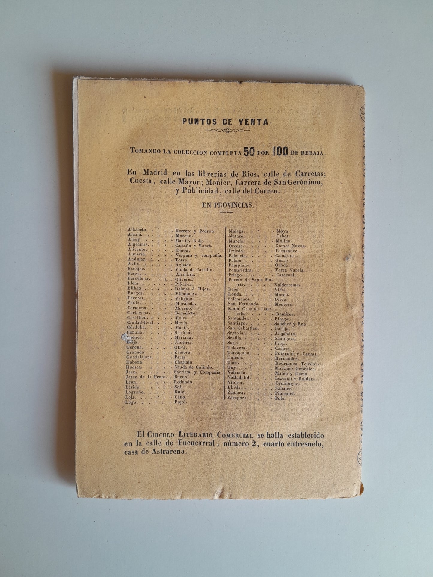 LA LEY SÁLICA - RAMÓN DE VALLADARES SAAVEDRA (TIP. A. VICENTE 'LA ESPAÑA DRAMÁTICA', 1848)