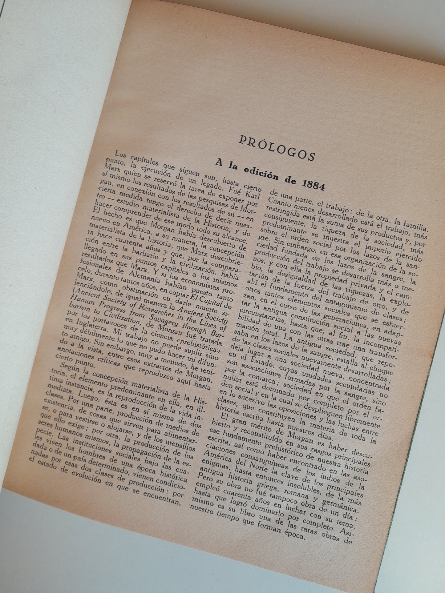 ORIGEN DE LA FAMILIA, DE LA PROPIEDAD PRIVADA Y DEL ESTADO - F. ENGELS (IBERIA, 1933)