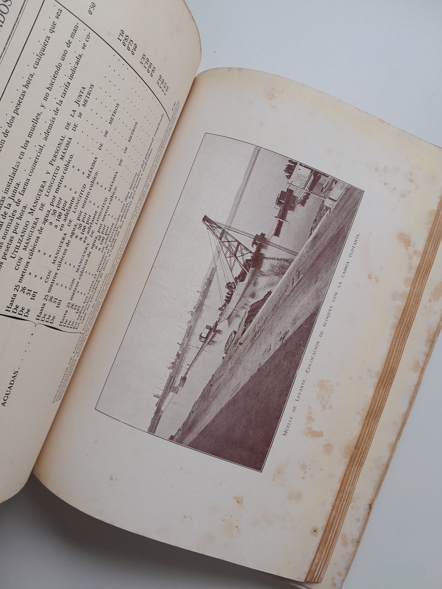 MEMORIA DESCRIPTIVA DEL PUERTO DE TARRAGONA (1928-1931)
