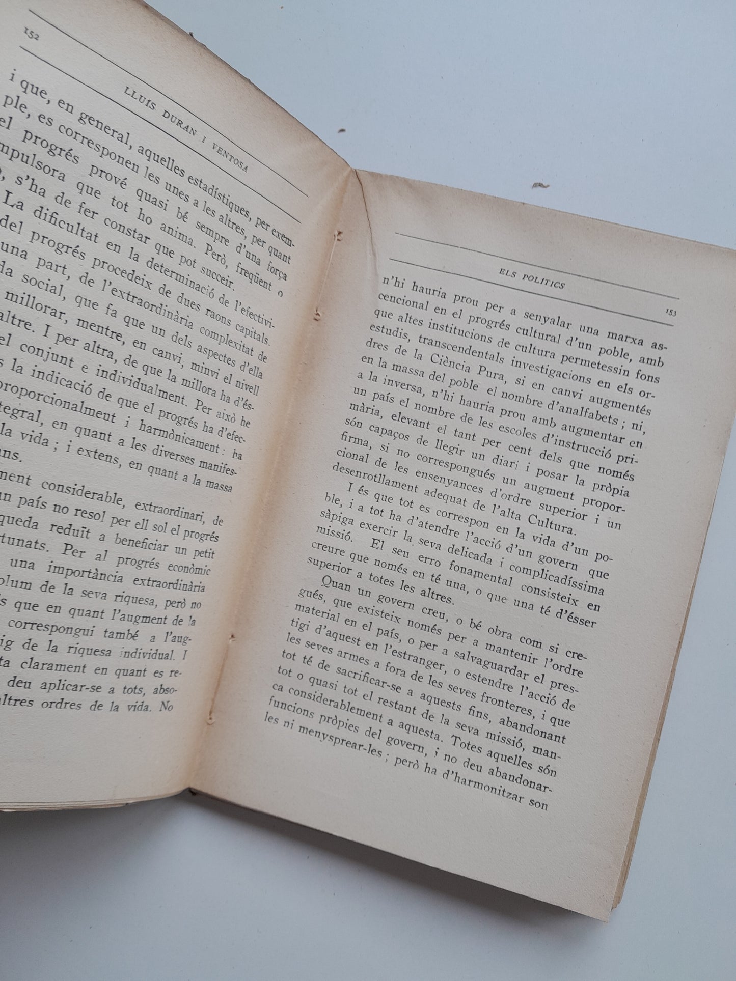ELS POLÍTICS - LLUÍS DURAN I VENTOSA (LIB. PUIG I ALFONSO, 1927)