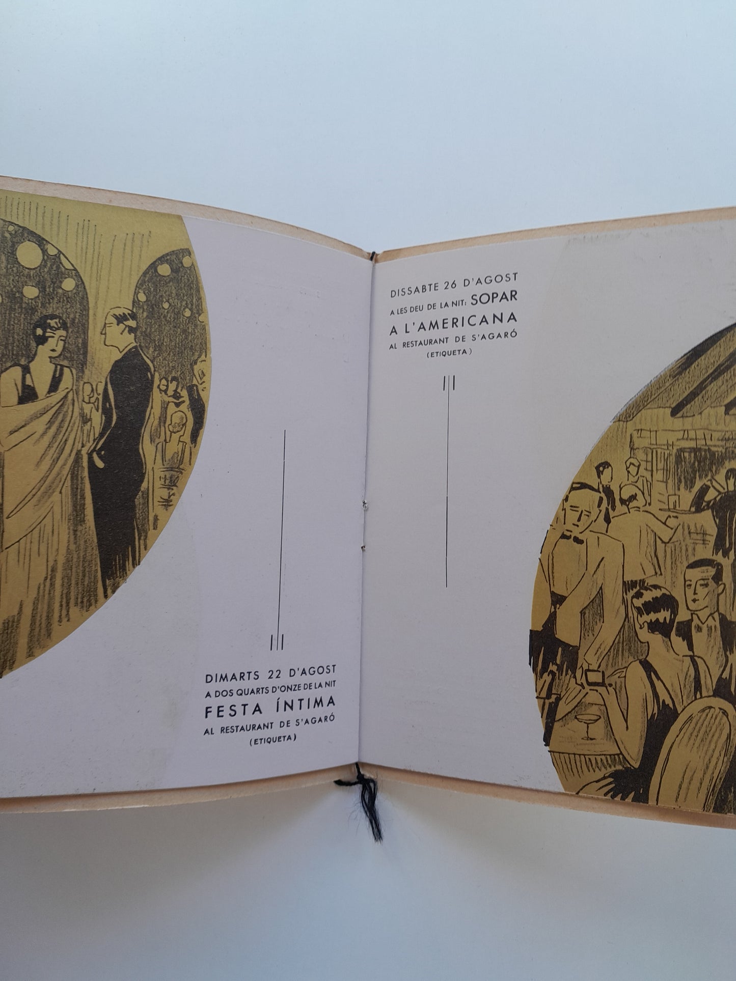 PROGRAMA CICLE DE FESTES DE S'AGARÓ (SANT FELIU DE GUÍXOLS, 1933)