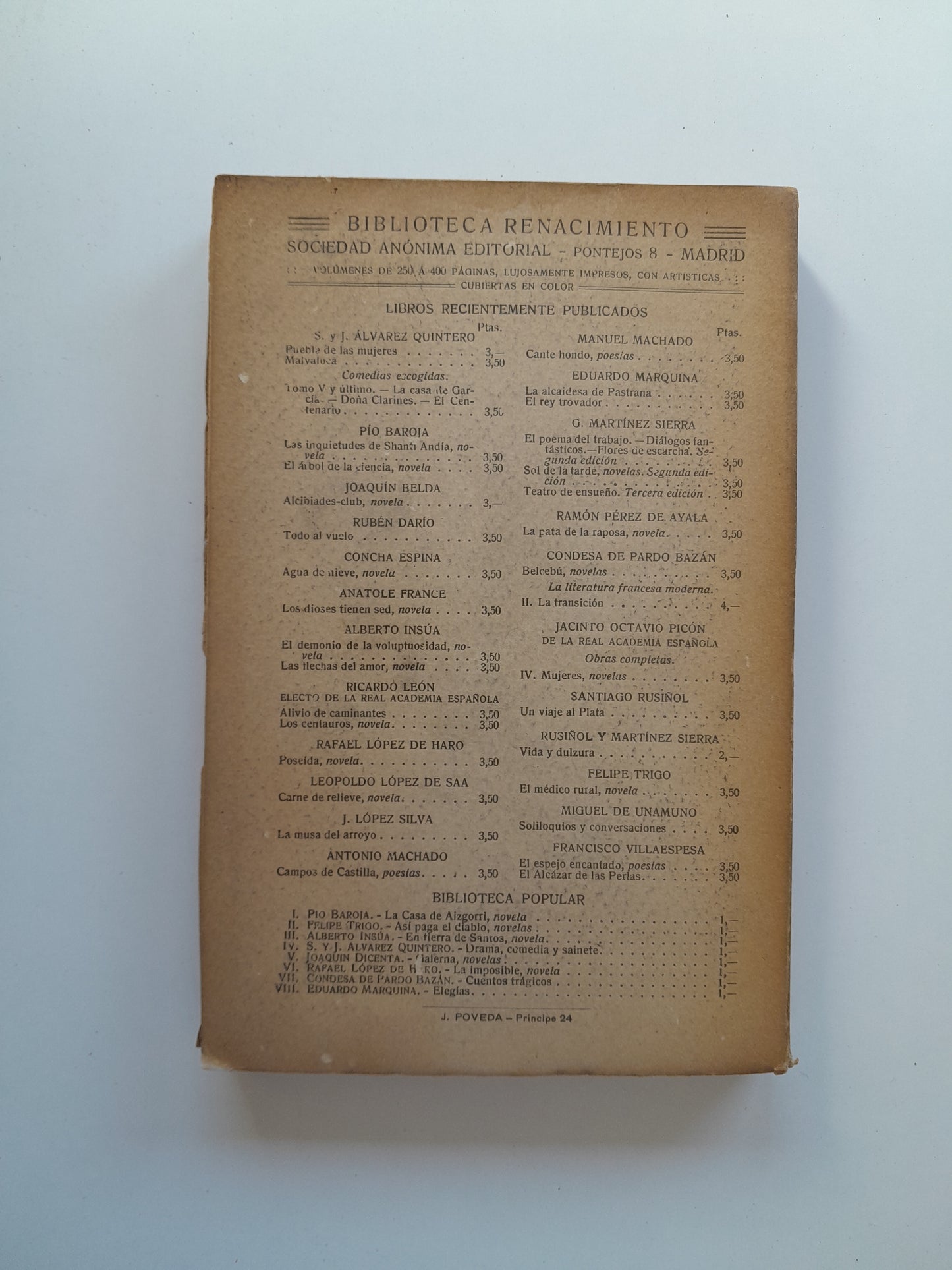 LAS HIJAS DEL CID - EDUARDO MARQUINA (RENACIMIENTO, 1912)