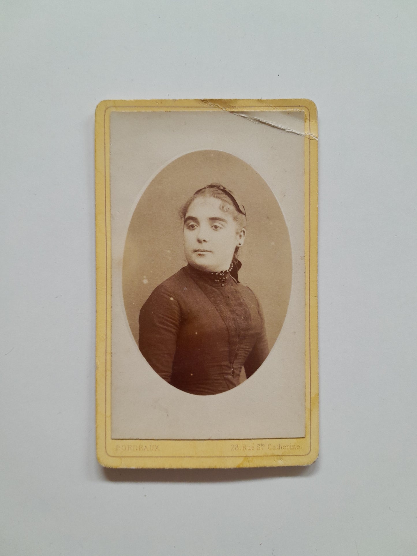 RETRATO DE MUJER (c.1880) - PHOTOGRAPHIE NOUVELLE, BORDEAUX