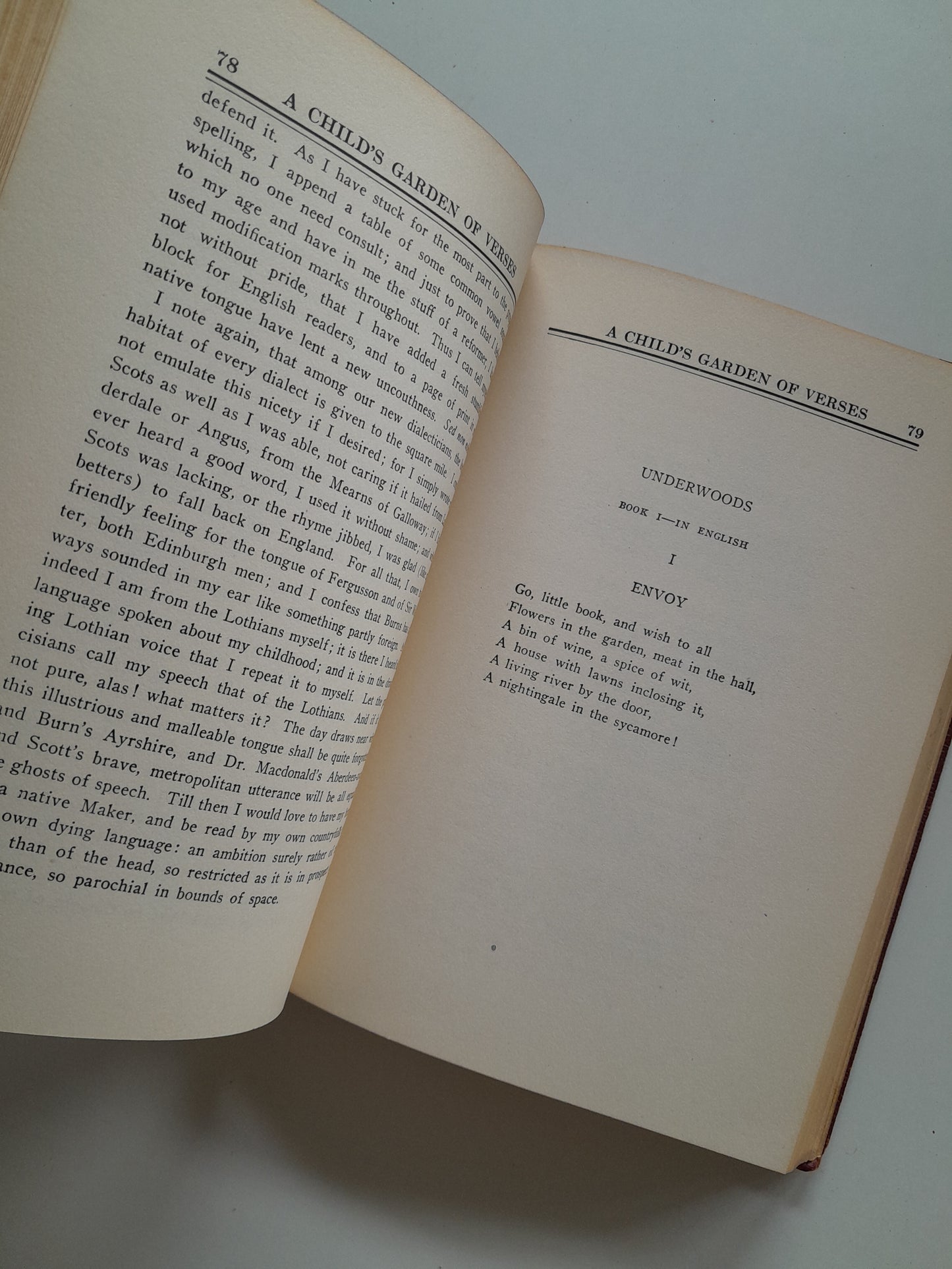 A CHILD'S GARDEN OF VERSES AND OTHER POEMS - ROBERT L. STEVENSON (S.C.P.C., 1930)
