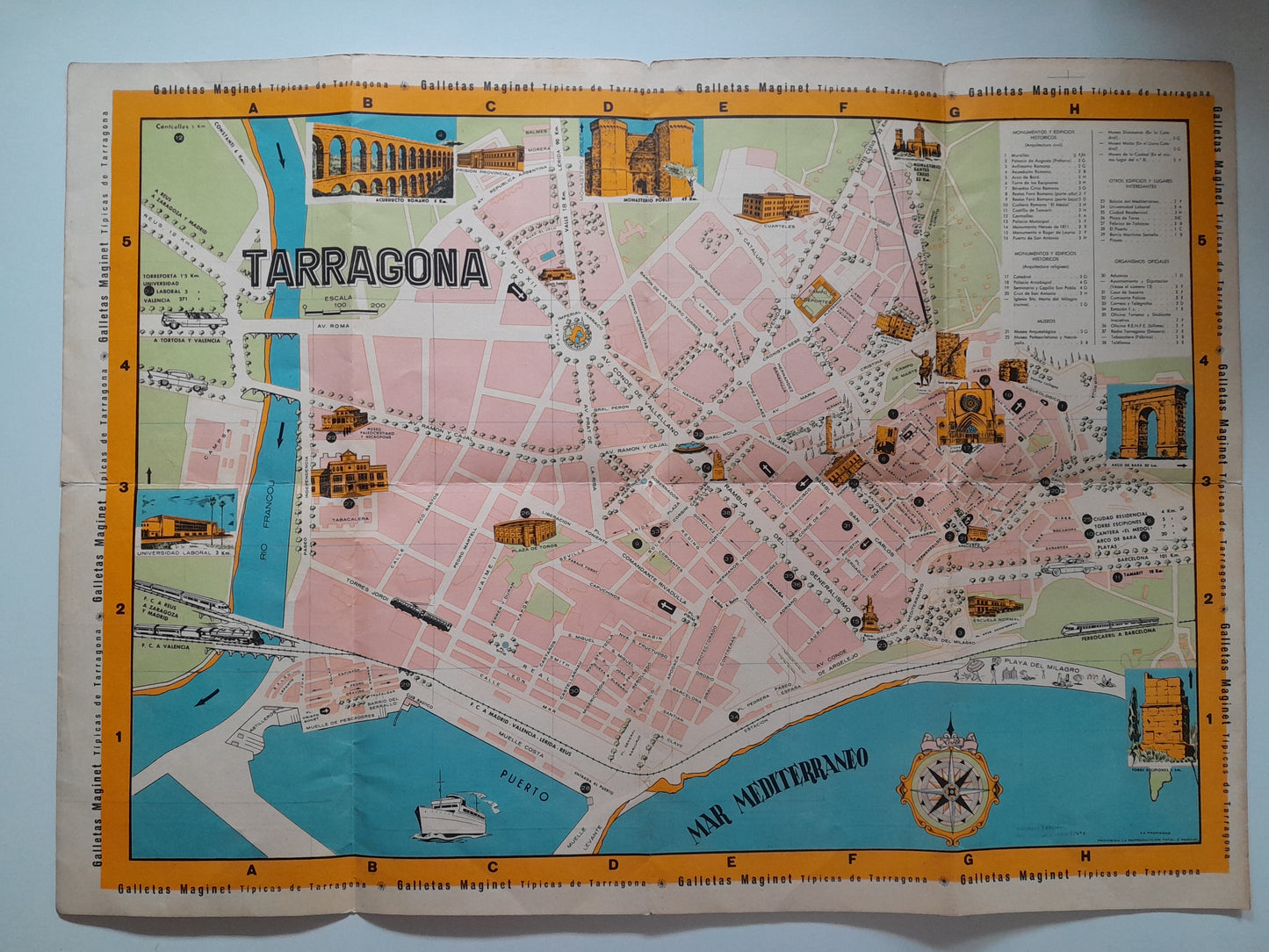 PLANO GUÍA DE TARRAGONA (c.1930)