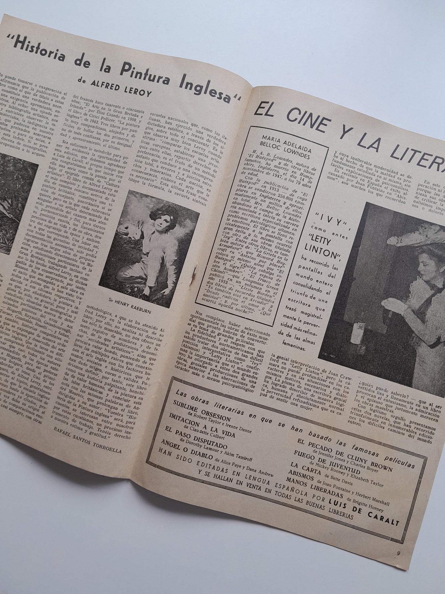 PANORAMA LITERARIO (BARCELONA) (ABRIL 1948)