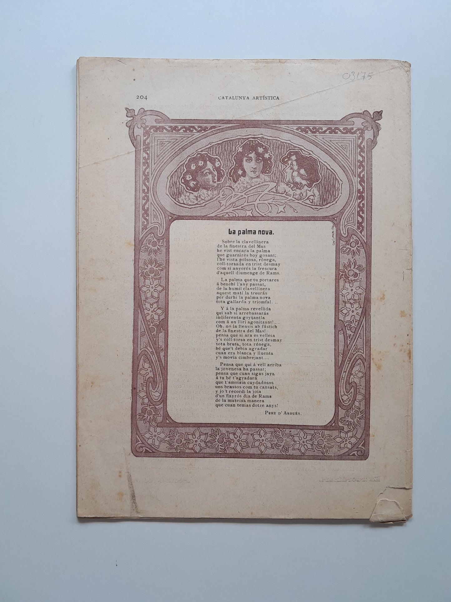 CATALUNYA ARTÍSTICA (BARCELONA) - ANY 3, NÚM. 93 (27 JULIOL 1902)