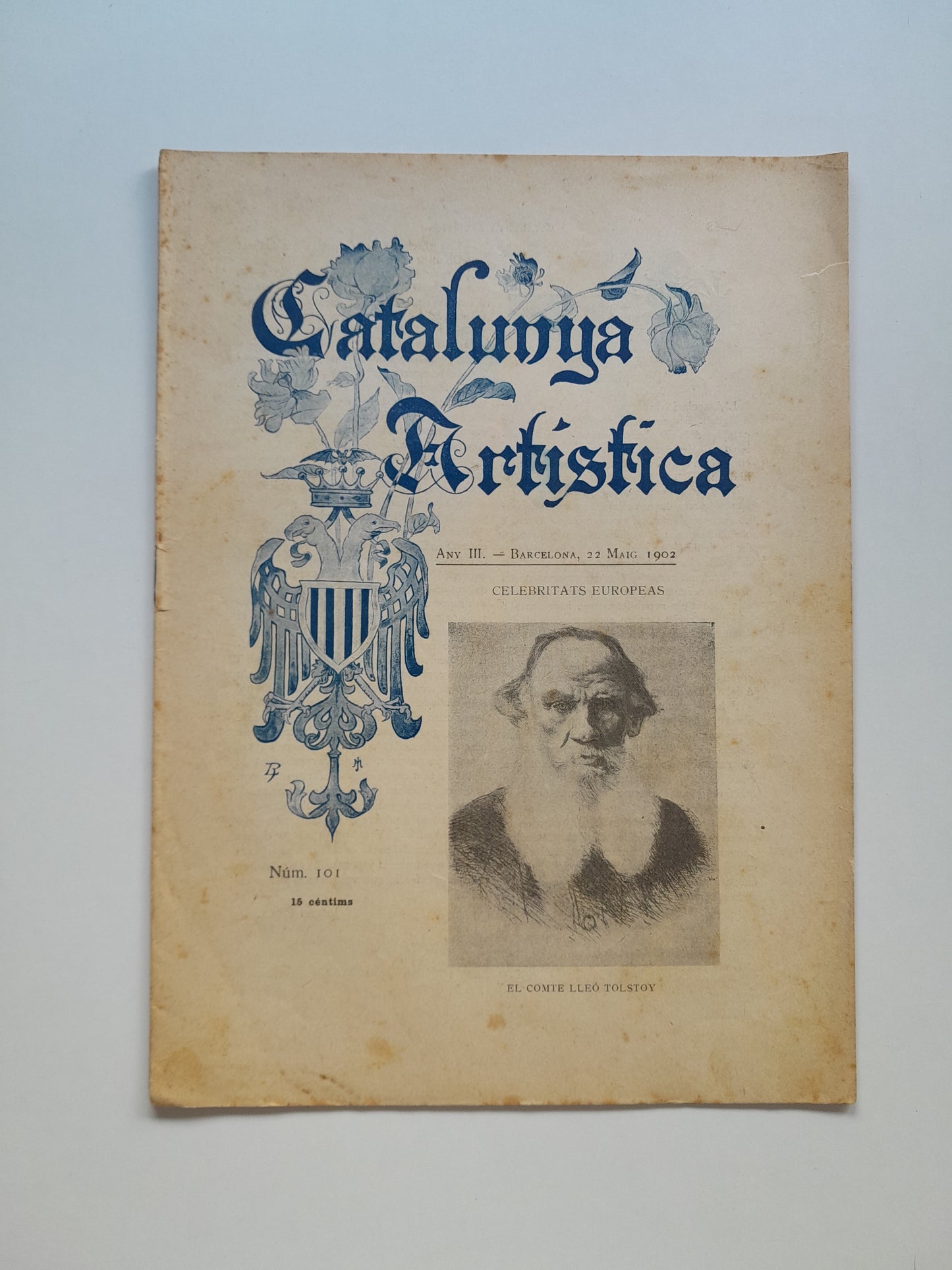 CATALUNYA ARTÍSTICA (BARCELONA) - ANY 3, NÚM. 101 (22 MAIG 1902)