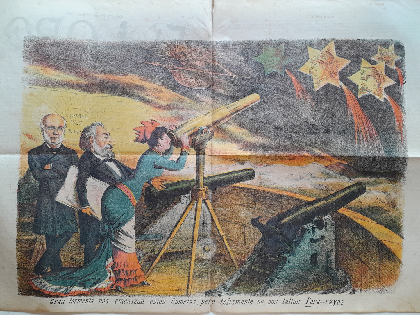 EL LORO. PERIÓDICO ILUSTRADO JOCO-SÉRIO (BARCELONA) - ANY 3, NÚM. 2 (15 GENER 1881)