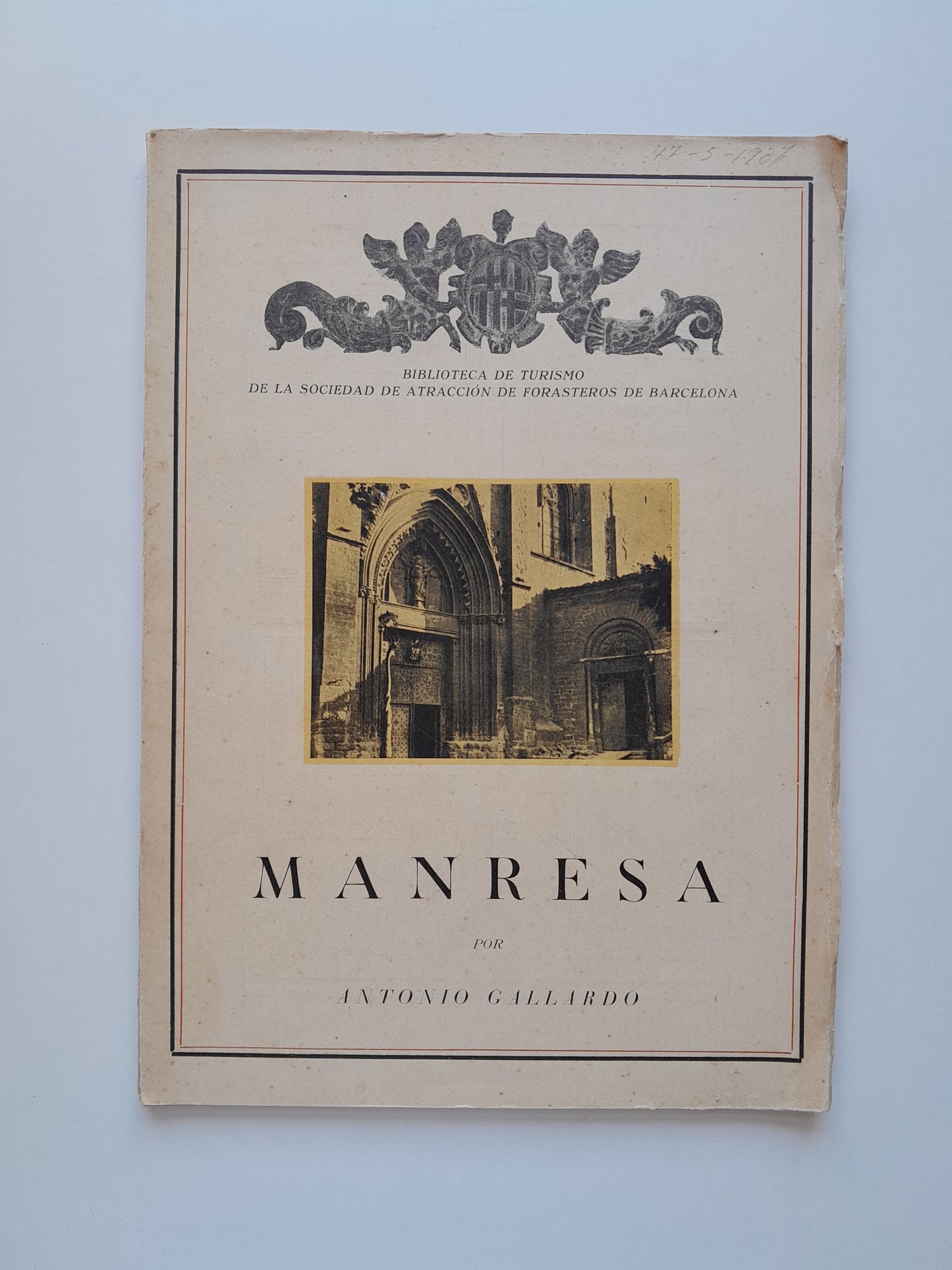 MANRESA - ANTONIO GALLARDO (LIB. FRANCISCO PUIG, c.1930)