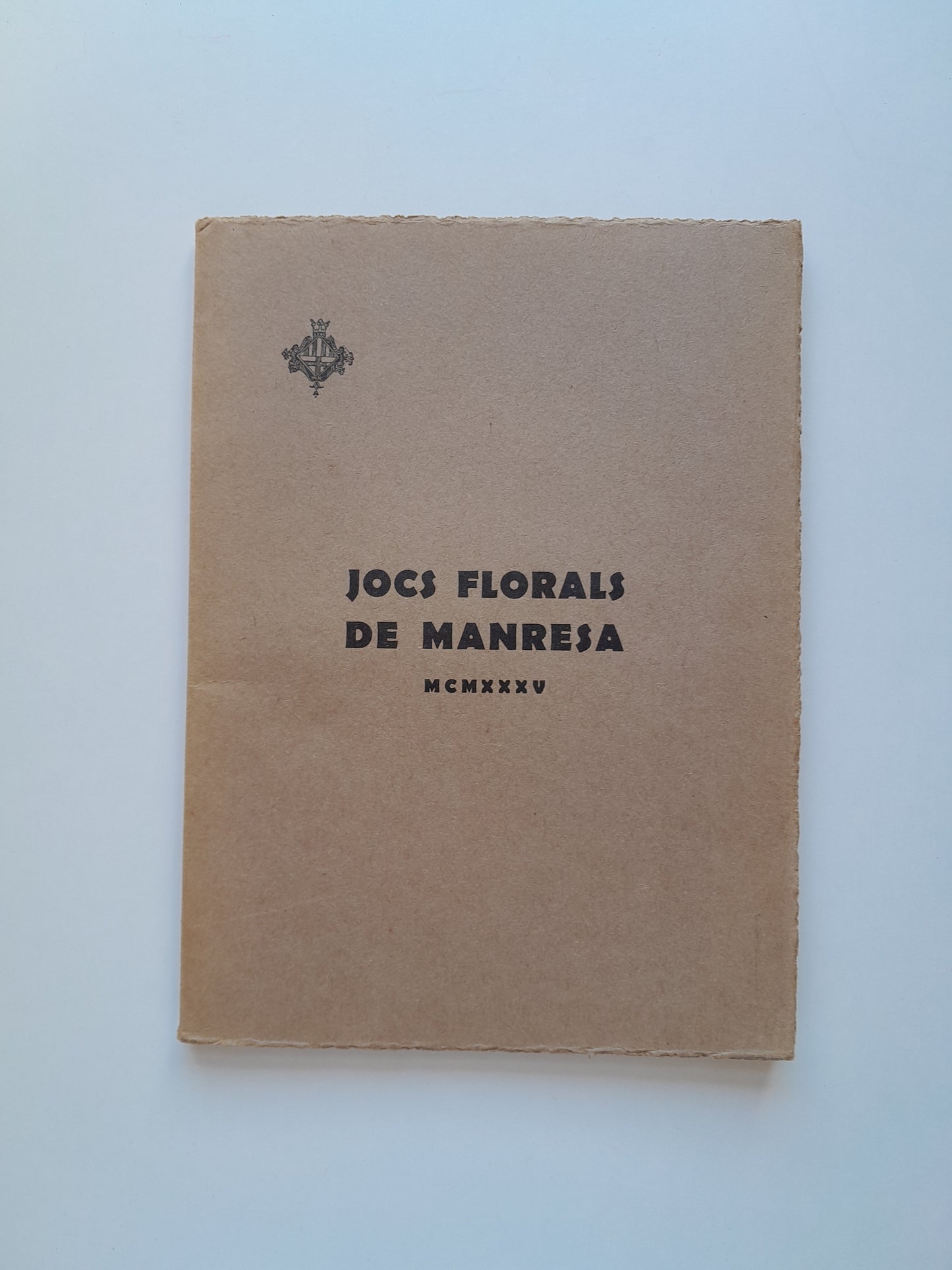 JOCS FLORALS DE MANRESA 1935 - VV. AA (ASSOCIACIÓ PREMSA MANRESA, 1935)