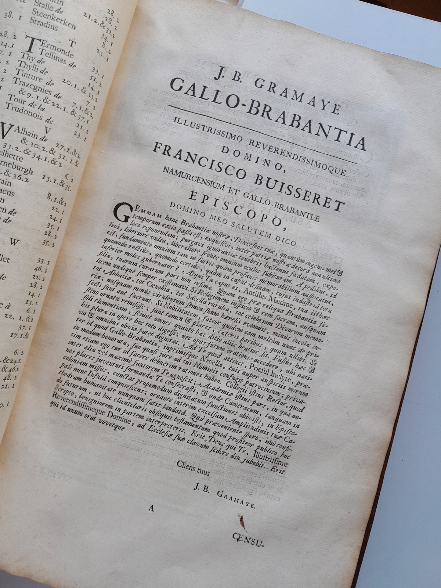 HISTORIA DE BÉLGICA Y SUS ANTIGÜEDADES - JEAN BAPTISTE GRAMAYE (AEGIDIUM DENIQUE, 1708)