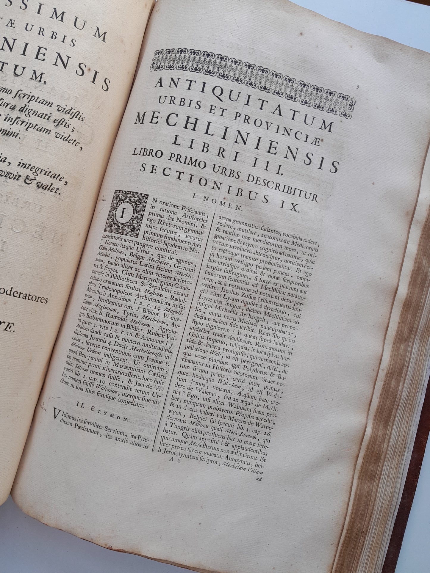 HISTORIA DE BÉLGICA Y SUS ANTIGÜEDADES - JEAN BAPTISTE GRAMAYE (AEGIDIUM DENIQUE, 1708)