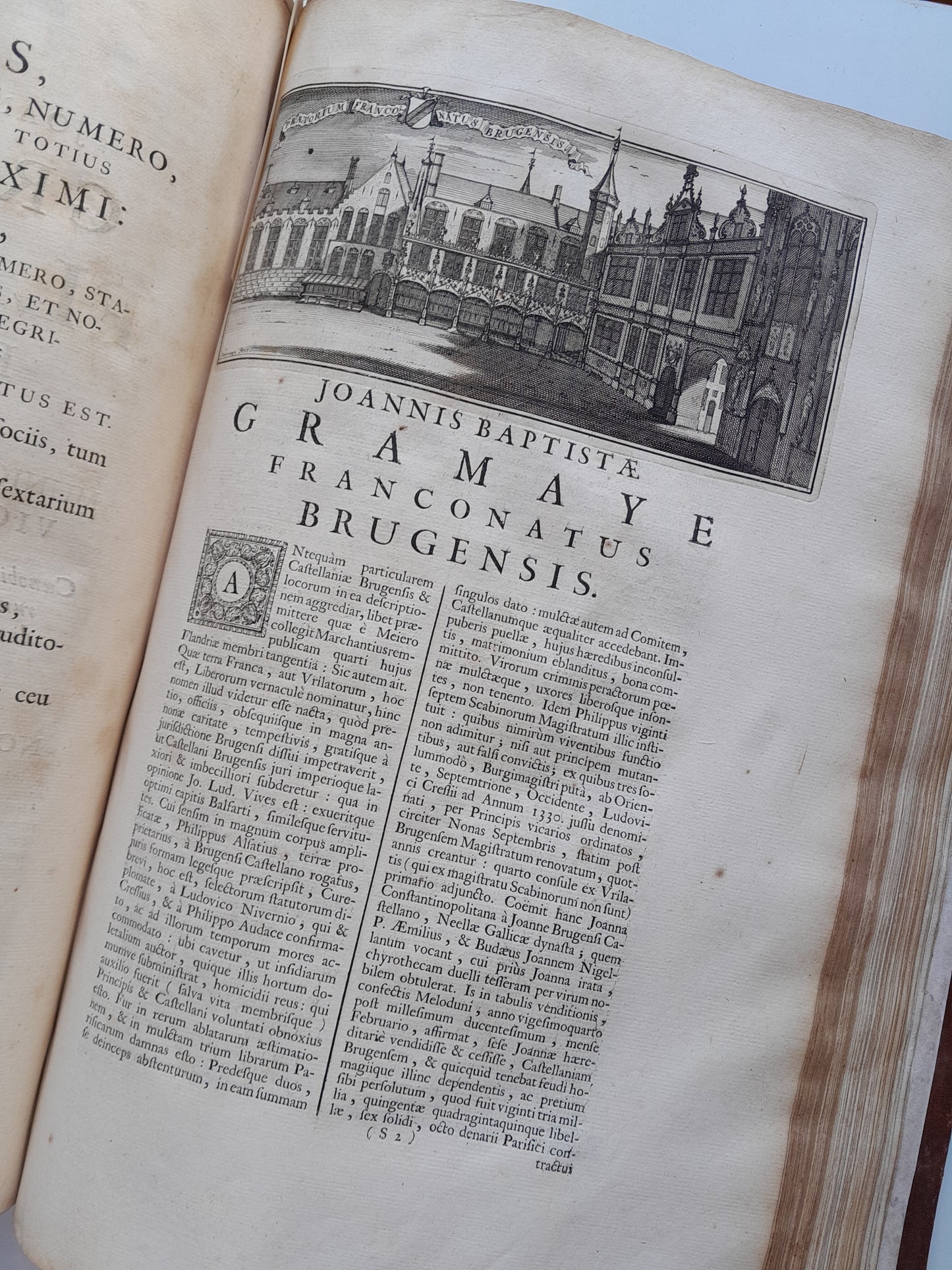 HISTORIA DE BÉLGICA Y SUS ANTIGÜEDADES - JEAN BAPTISTE GRAMAYE (AEGIDIUM DENIQUE, 1708)