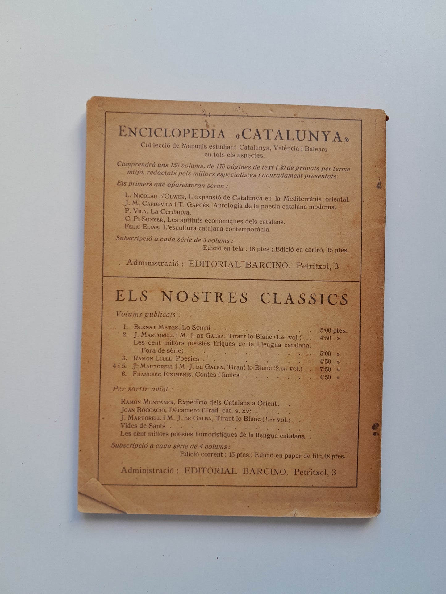 DICCIONARI ORTOGRÀFIC ABREUJAT - POMPEU FABRA (BARCINO, 1926)