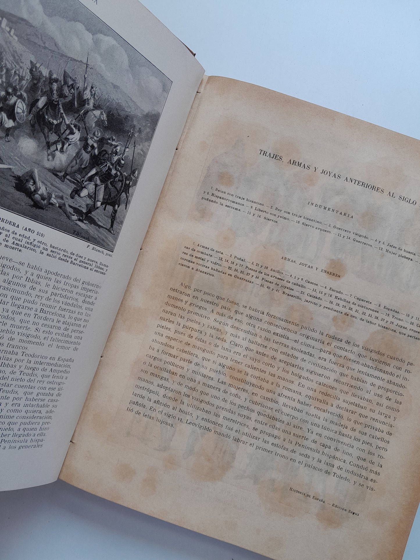 HISTORIA DE ESPAÑA (COMPLETA 3 TOMOS) - MIGUEL S. OLIVER (M. SEGUÍ, c.1920)