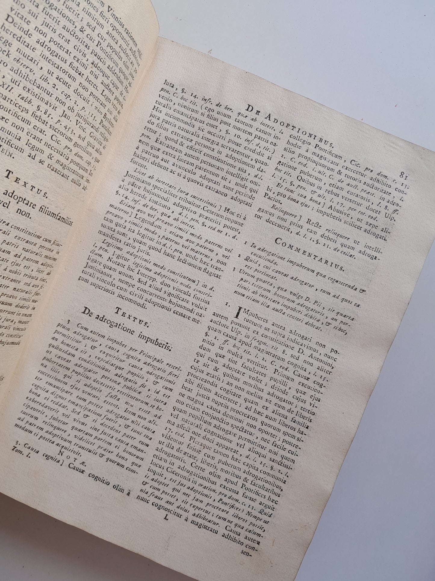 INSTITUTIONUM IMPERIALIUM (COMPLETA 2 TOMOS) - ARNOLDI VINNII I.C. (BENEDICTO MONFORT, 1786)