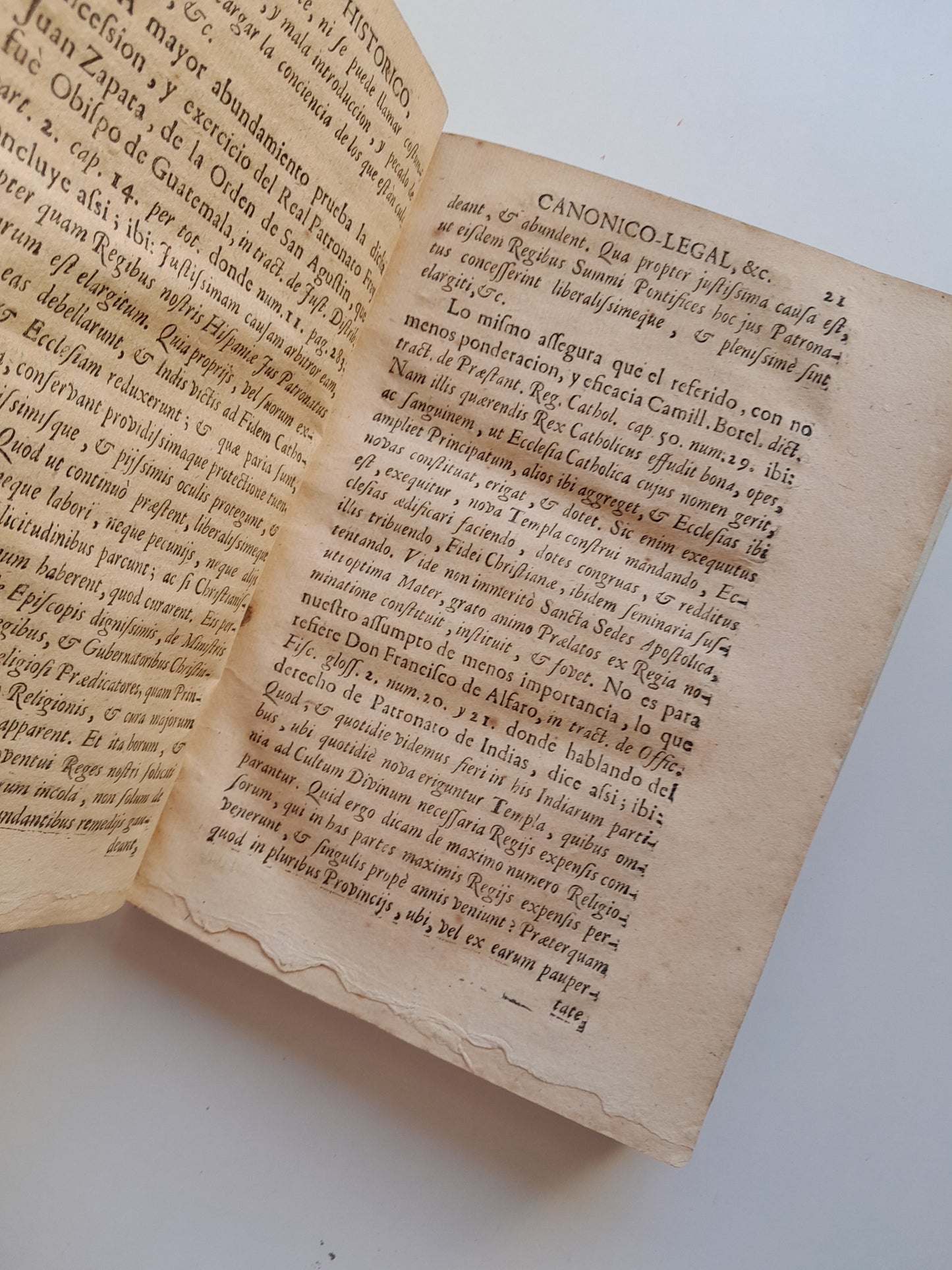 DEFENSORIO HISTÓRICO, CANÓNICO-LEGAL - ESTEBAN FERAU (ALONSO BALVÁS, 1737)
