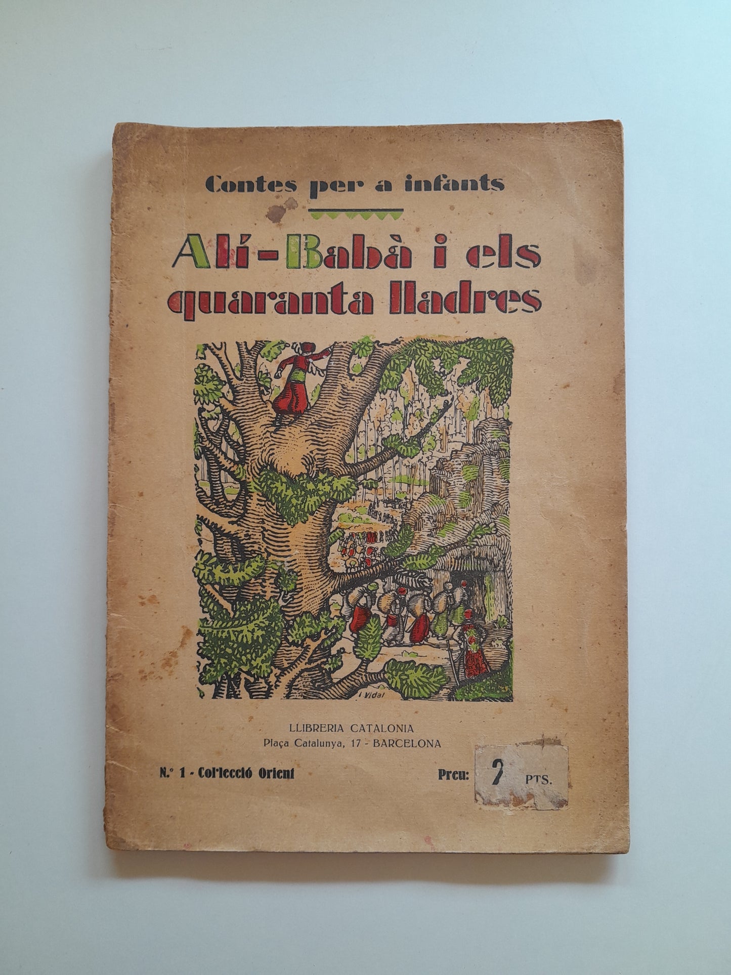 ALÍ BABÀ I ELS QUARANTA LLADRES (LIB. CATALONIA, c.1910)