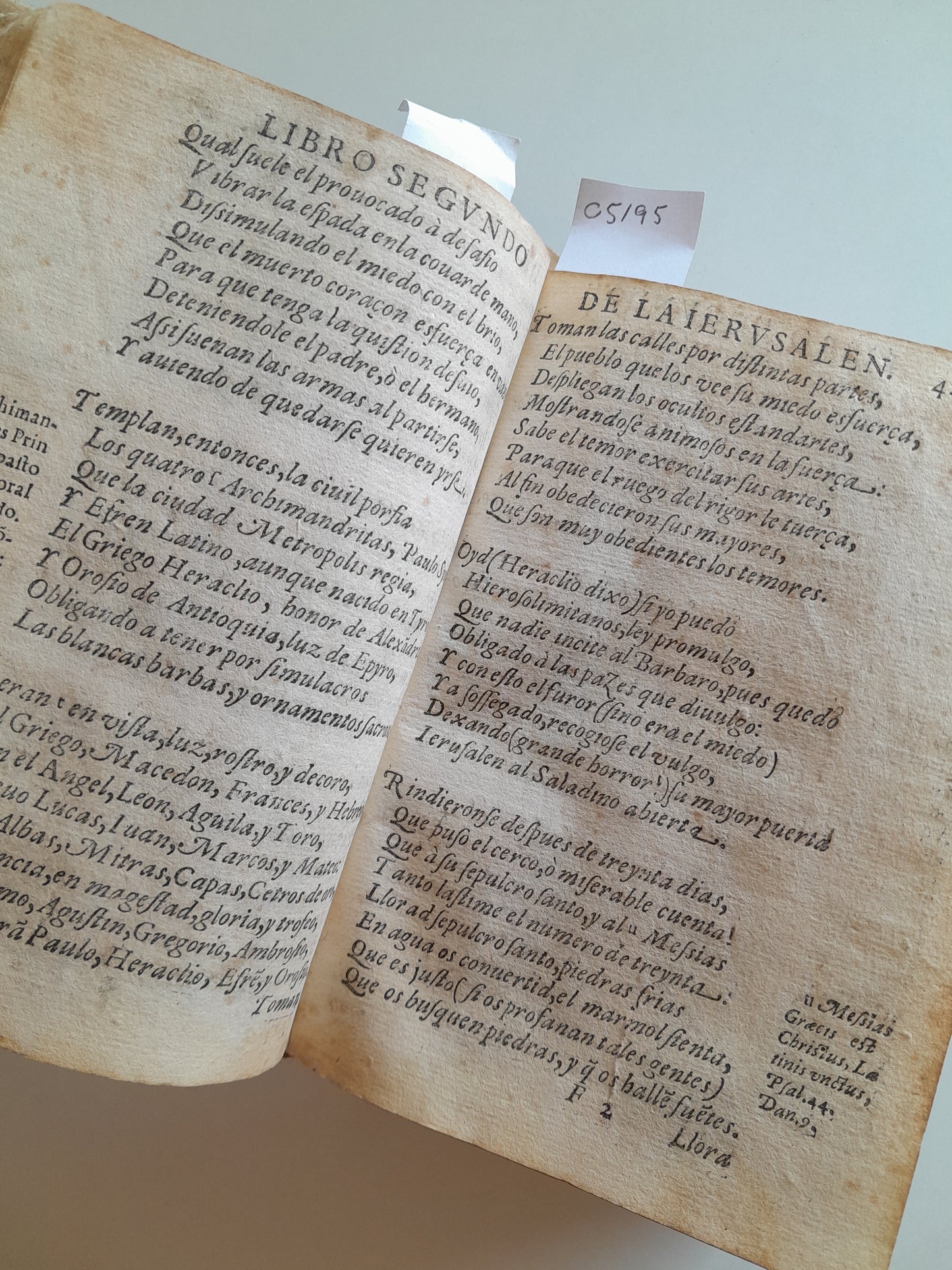-EDICIÓN PRÍNCIPE - JERUSALÉN CONQUISTADA. EPOPEYA TRÁGICA - FÉLIX LOPE DE VEGA (IMP. JUAN DE LA CUESTA, 1609)