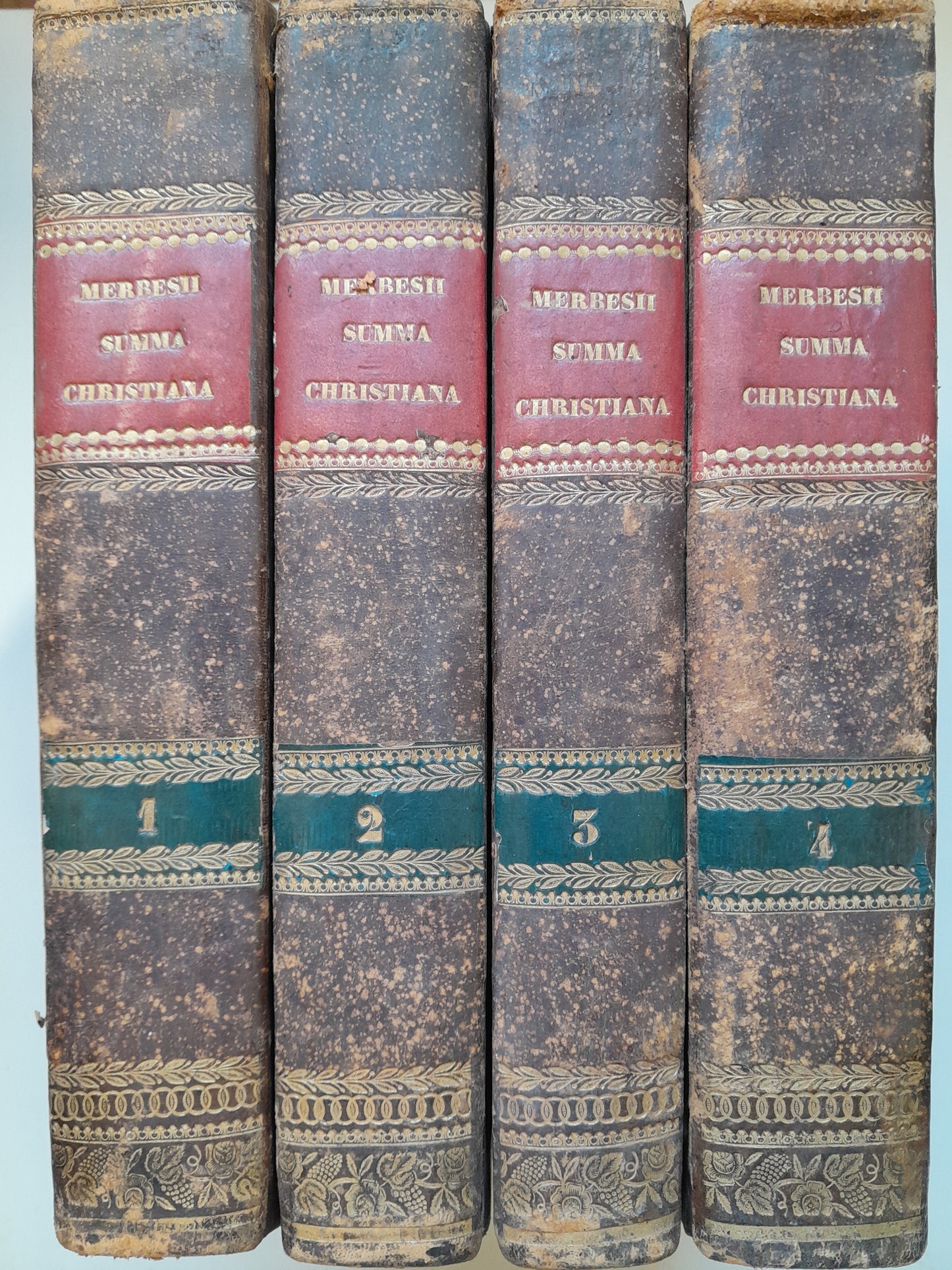 SUMMA CHRISTIANA (COMPLETA 4 TOMOS) - BON DE MERBES (TURÍN, 1770-71)