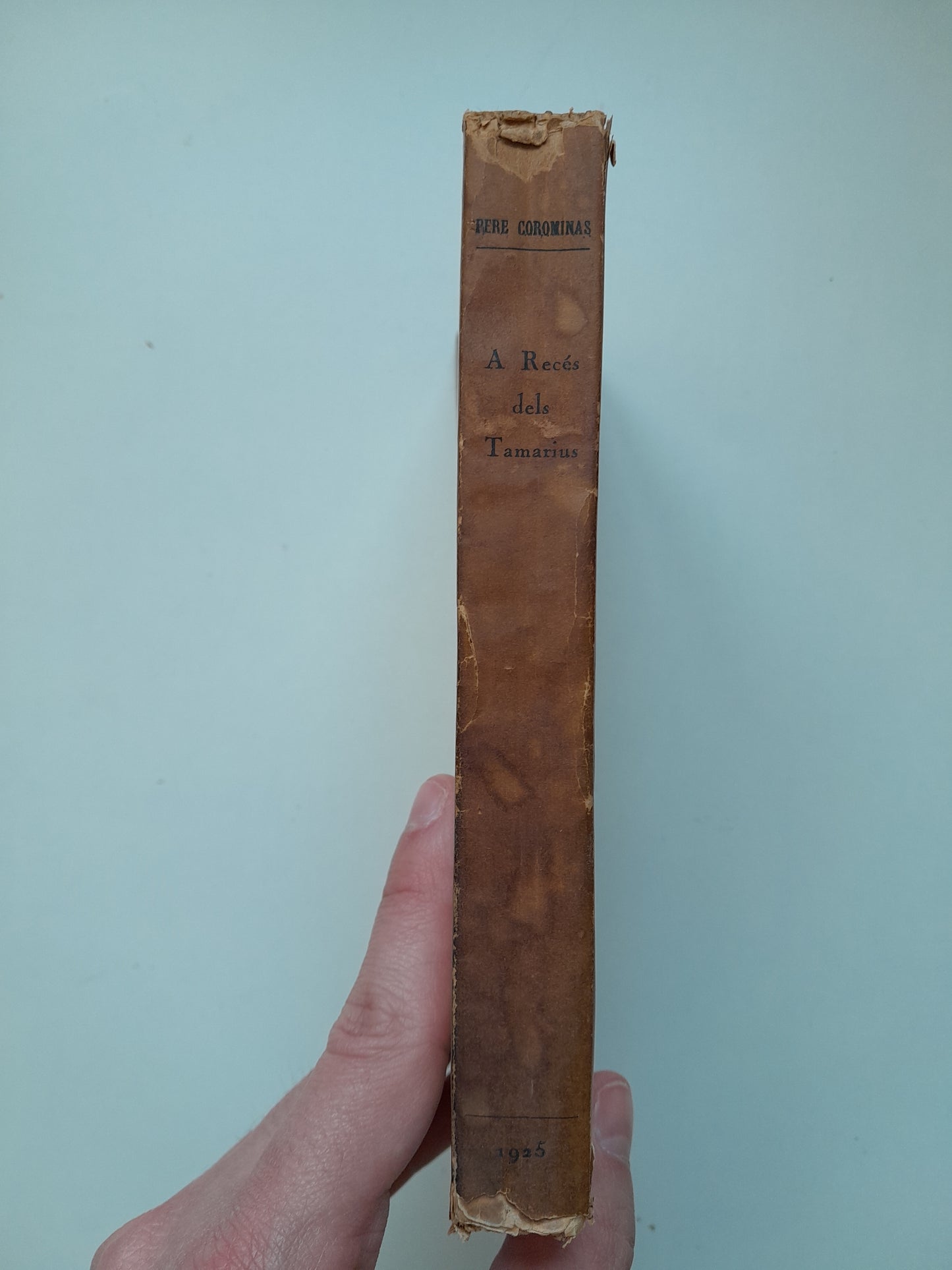 A RECÉS DELS TAMARIUS - PERE COROMINAS (IMP. ALTÉS, 1925)