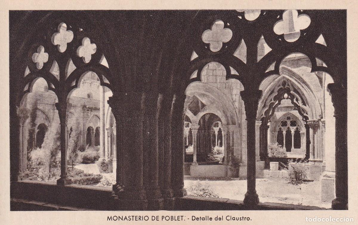 POBLET - MONASTERIO DE SANTA MARIA. DETALLE DEL CLAUSTRO