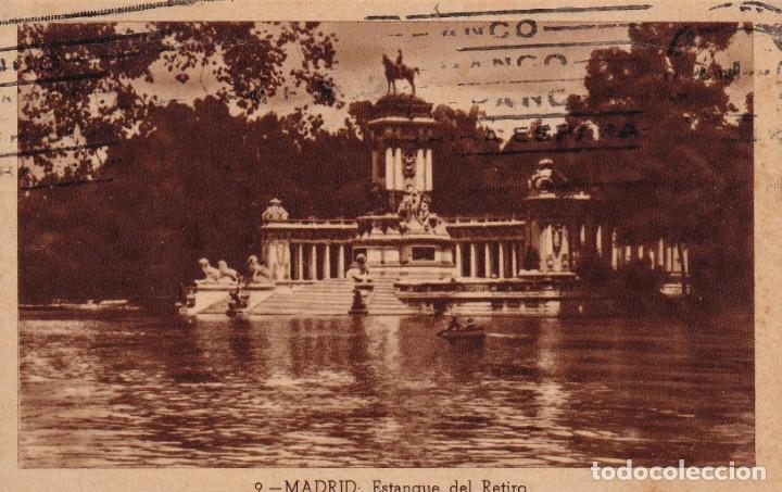 MADRID - ESTANQUE DEL RETIRO. MONUMENTO A ALFONSO XII