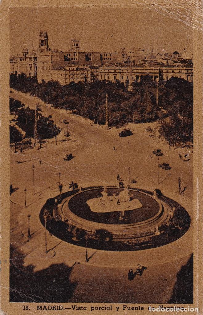 MADRID - PASEO DEL PRADO. FUENTE DE NEPTUNO