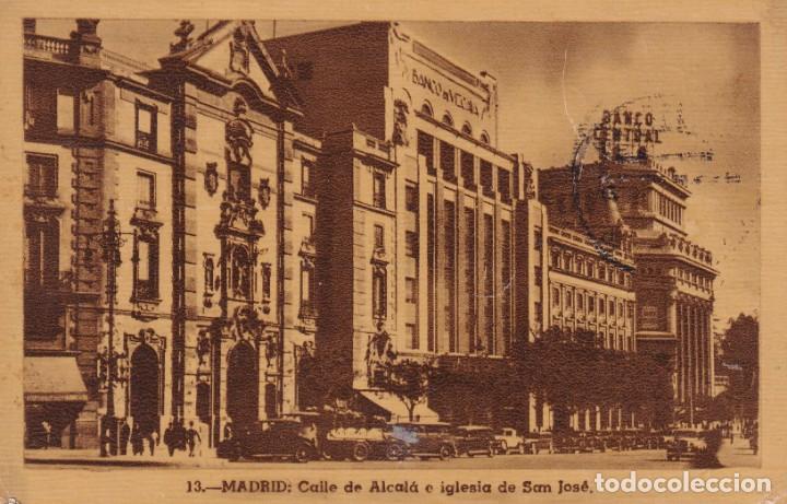 MADRID - CALLE DE ALCALÁ E IGLESIA DE SAN JOSÉ
