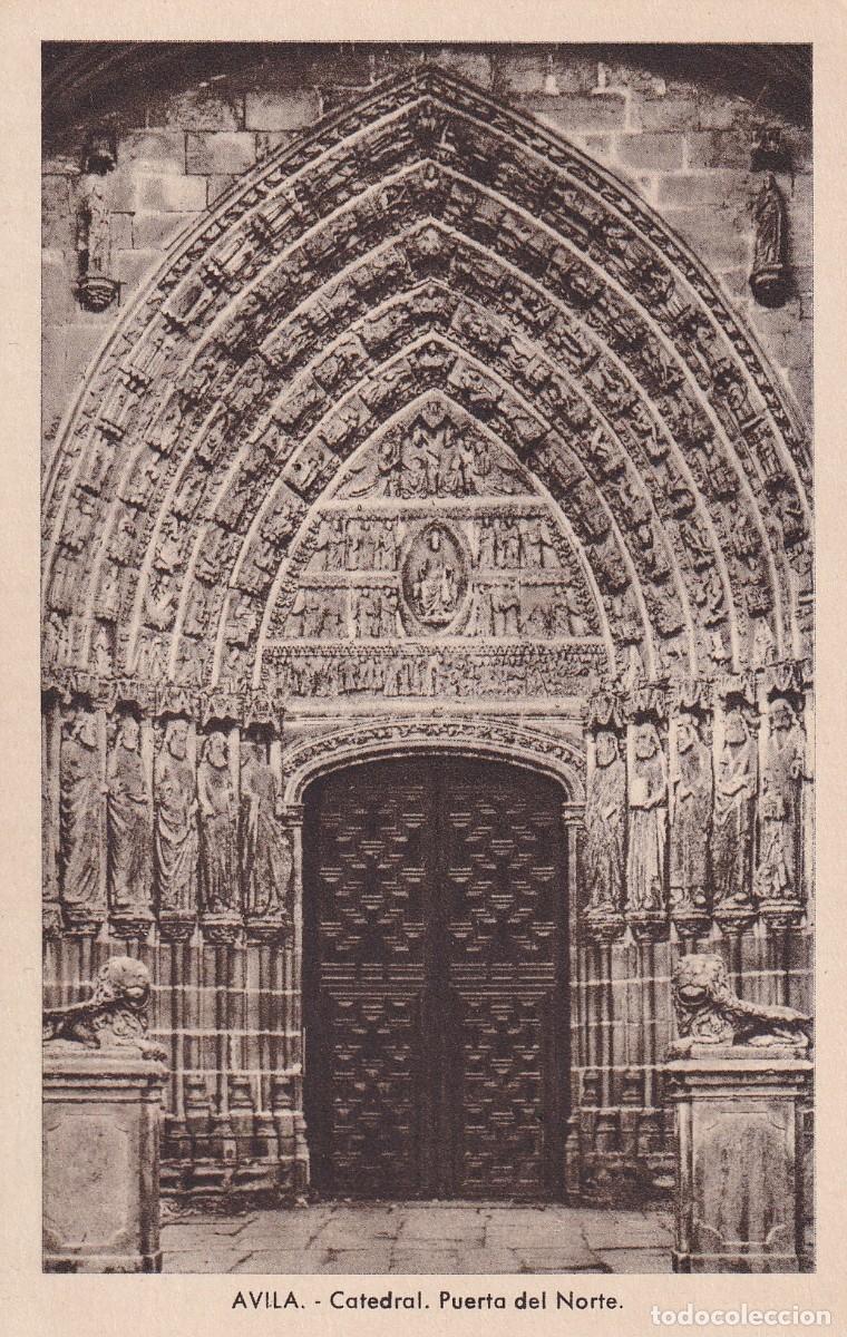 ÁVILA - 77. CATEDRAL. PUERTA DEL NORTE
