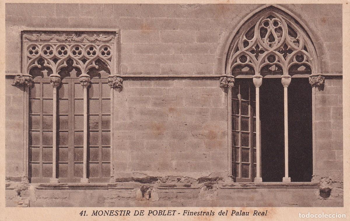 POBLET - MONASTERIO DE SANTA MARIA. VENTANALES DEL PALACIO REAL