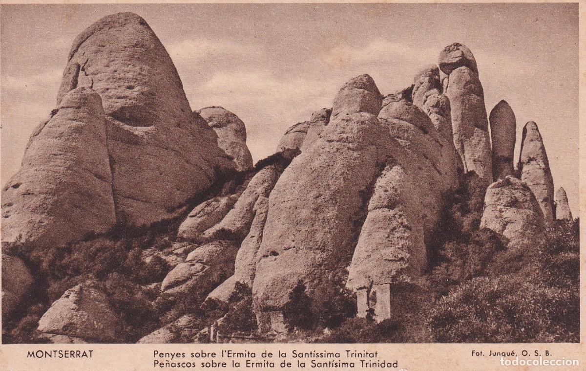 MONTSERRAT - PENYES SOBRE L'ERMITA DE LA SANTÍSSIMA TRINITAT