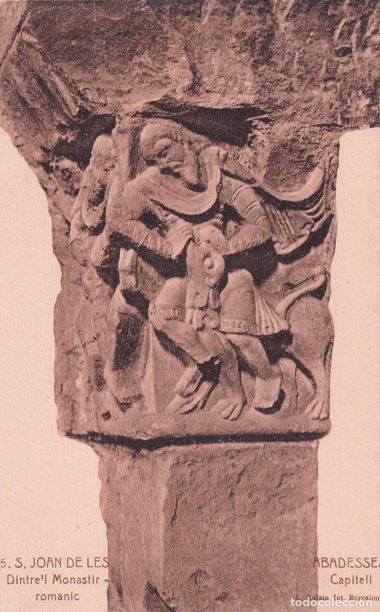 SANT JOAN DE LES ABADESSES - 5. DINTRE'L MONASTIR. CAPITELL ROMANIC (LUCIEN ROISIN)