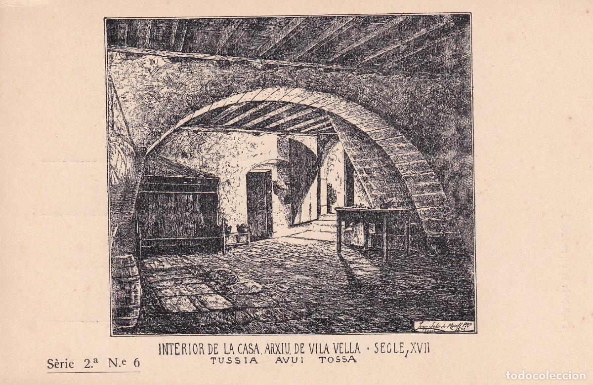 TOSSA DE MAR - 2.6. INTERIOR DE LA CASA. ARXIU DE VILLA VELLA, SEGLE XVII