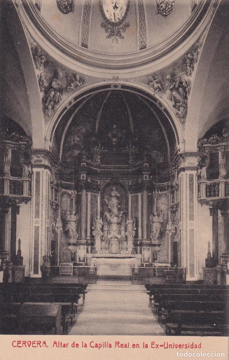 CERVERA - 9103. ALTAR DE LA CAPILLA REAL EN LA EX-UNIVERSIDAD