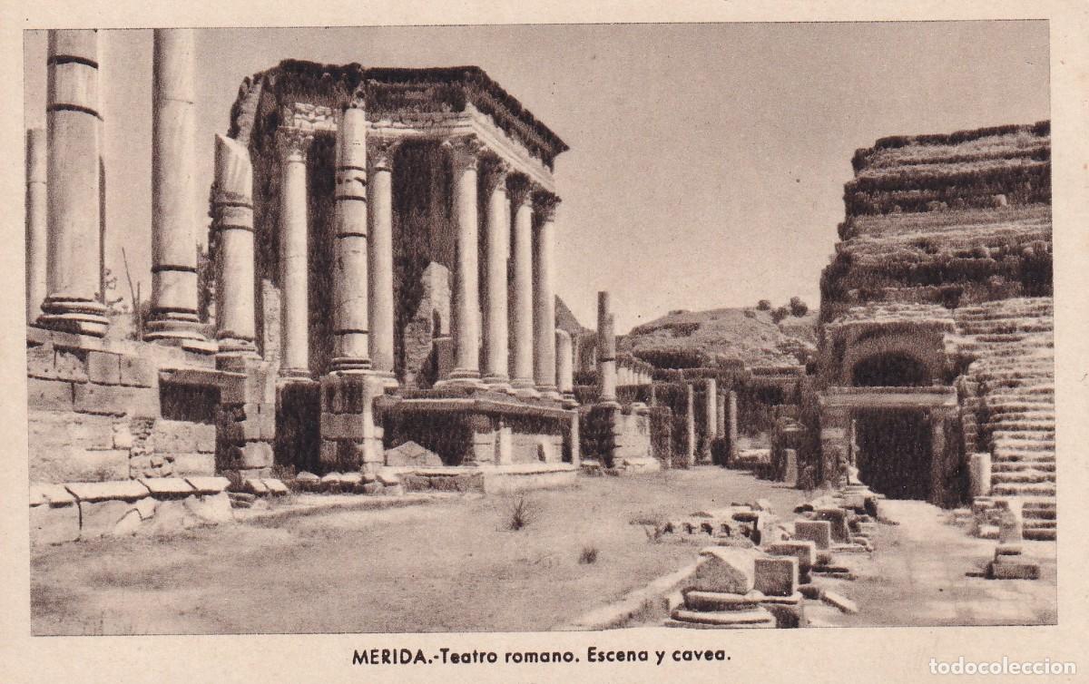 MÉRIDA - 24. TEATRO ROMANO. ESCENA Y CAVEA