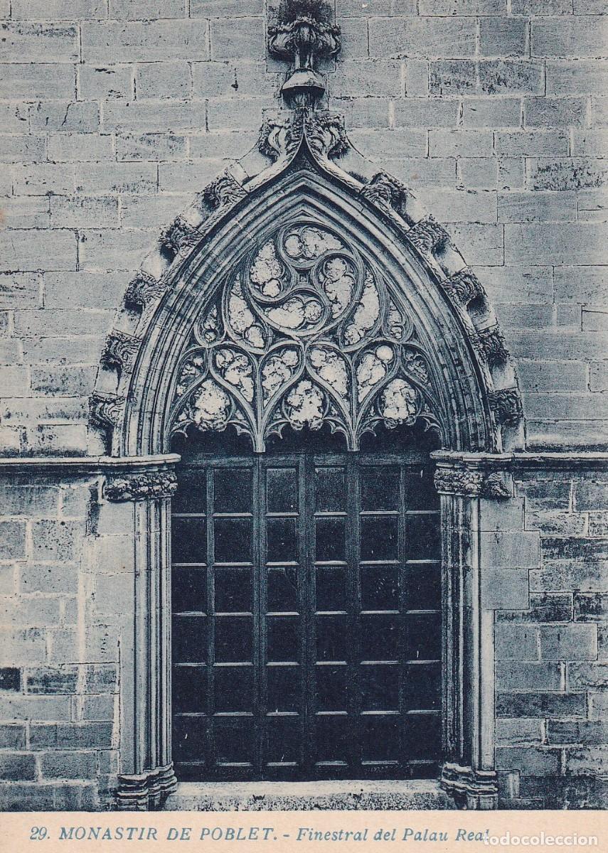 POBLET - MONASTERIO DE SANTA MARIA. VENTANAL DEL PALACIO REAL