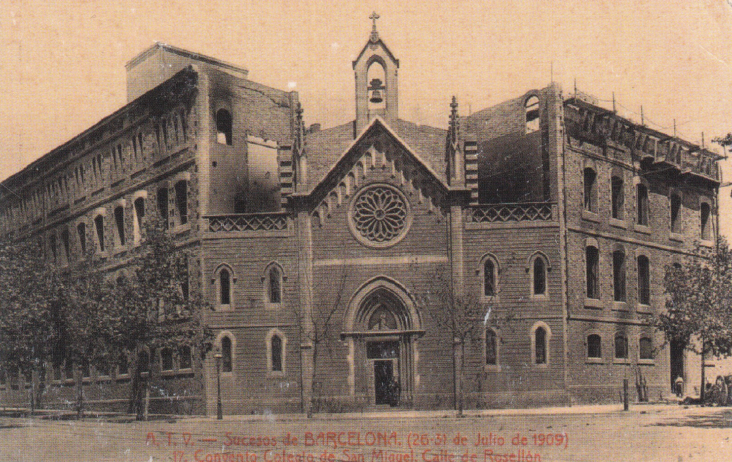 BARCELONA - SUCESOS DE BARCELONA. 17. CONVENTO-COLEGIO DE SAN MIGUEL