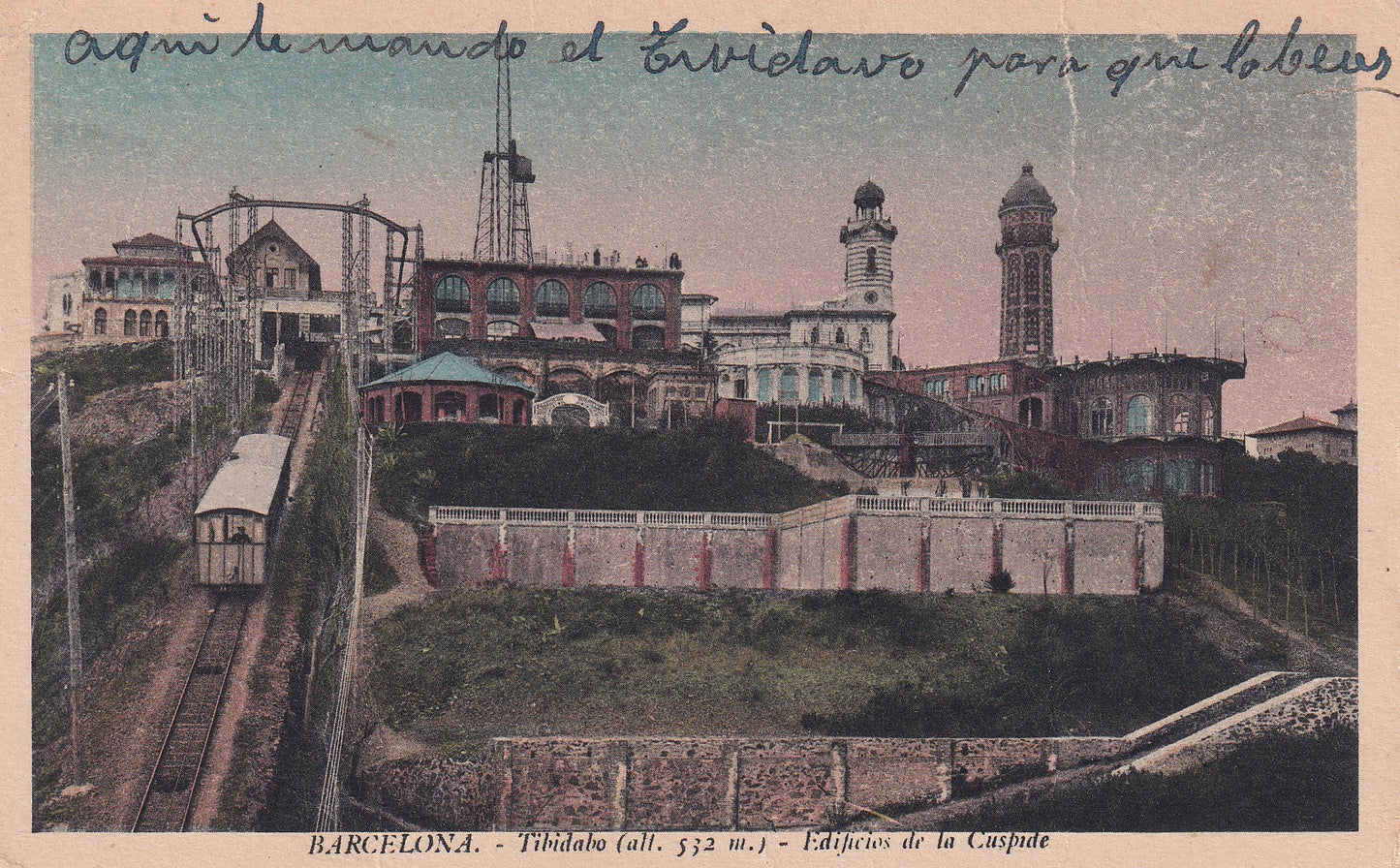 BARCELONA - TIBIDABO. EDIFICIO DE LA CÚSPIDE