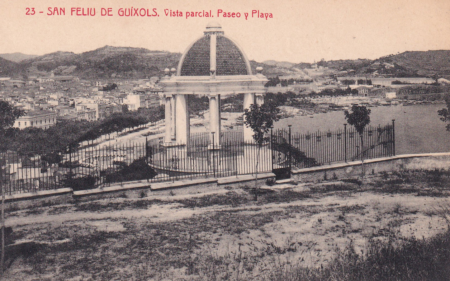 SANT FELIU DE GUÍXOLS - 23. VISTA PARCIAL. PASEO Y PLAYA