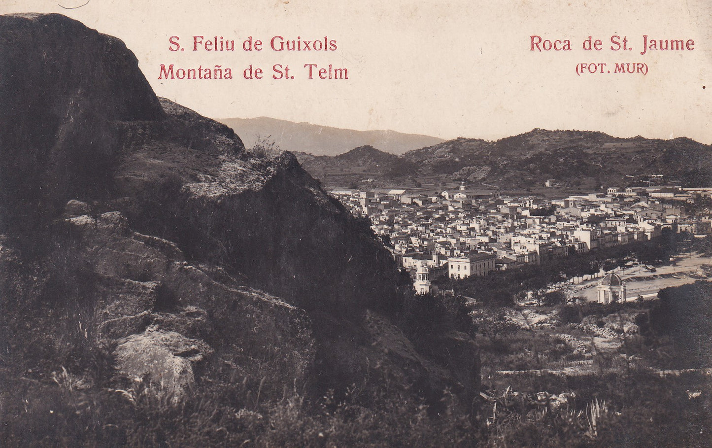 SANT FELIU DE GUÍXOLS - MONTAÑA DE ST. TELM. ROCA DE ST. JAUME