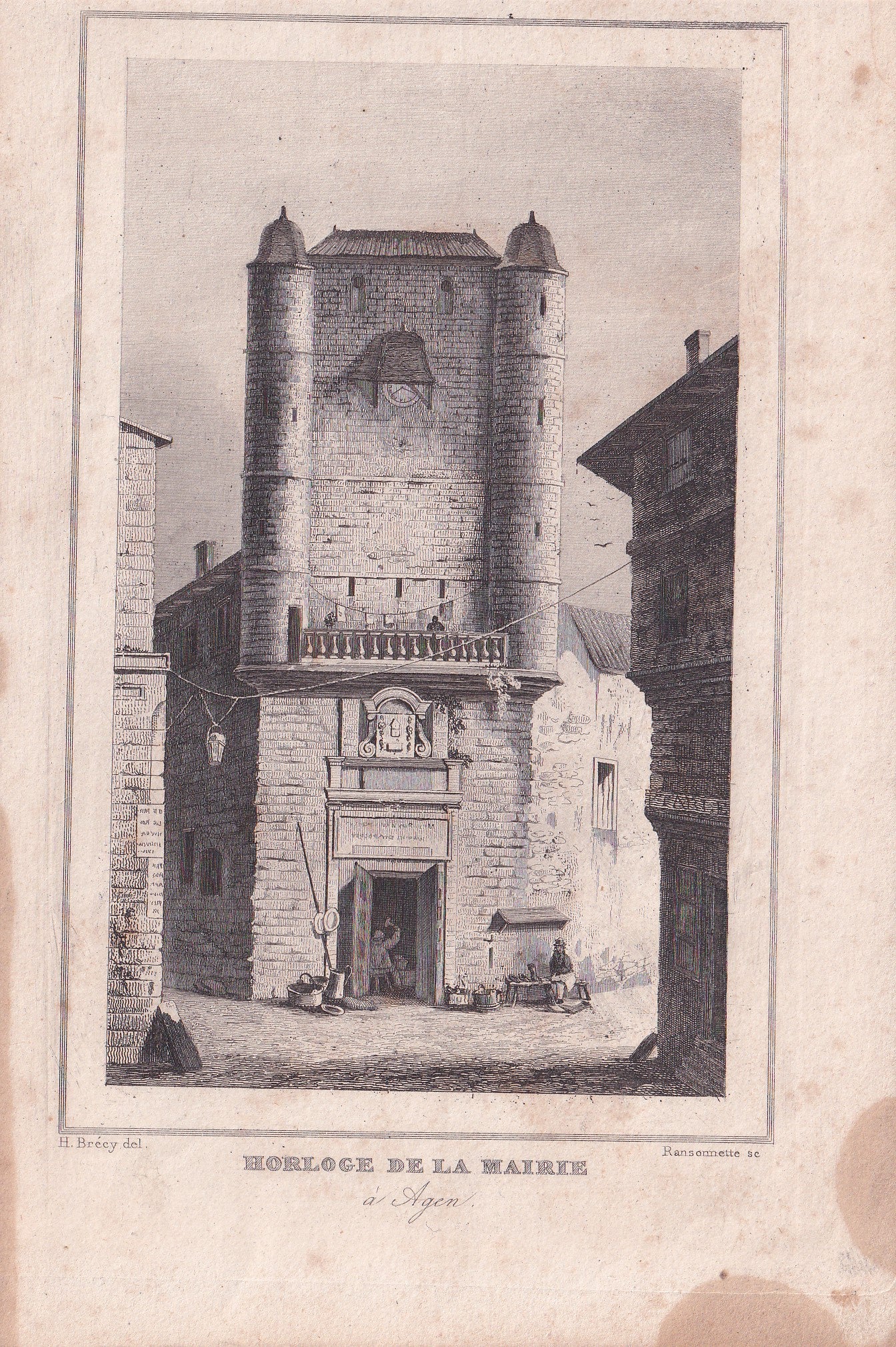 FRANCIA - HORLOGE DE LA MAIRIE Á AGEN