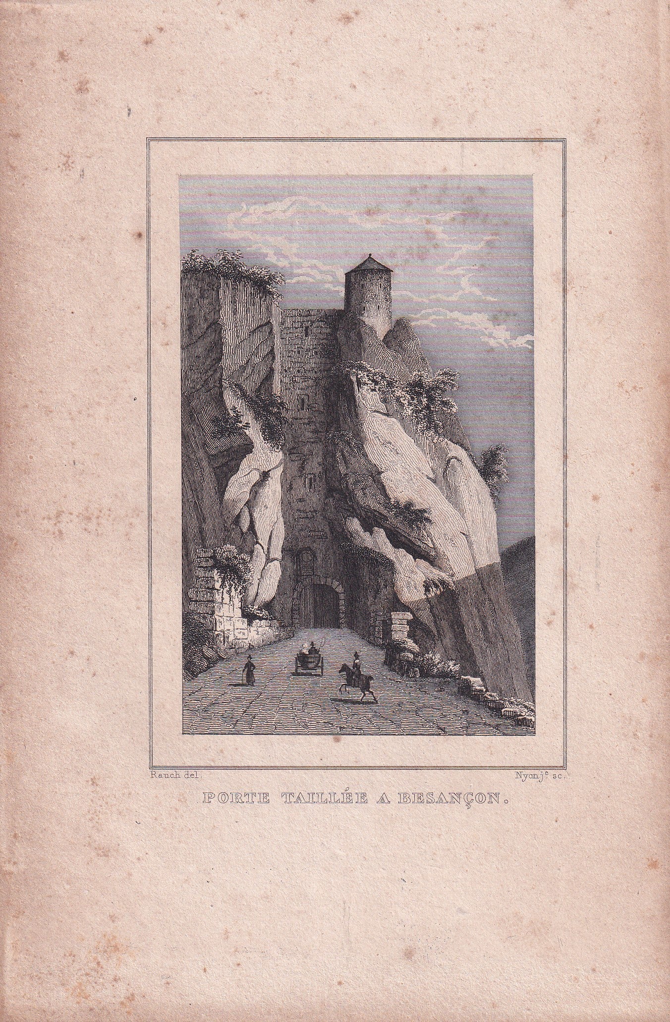 FRANCIA - PORTE TAILLÉE A BESANÇON