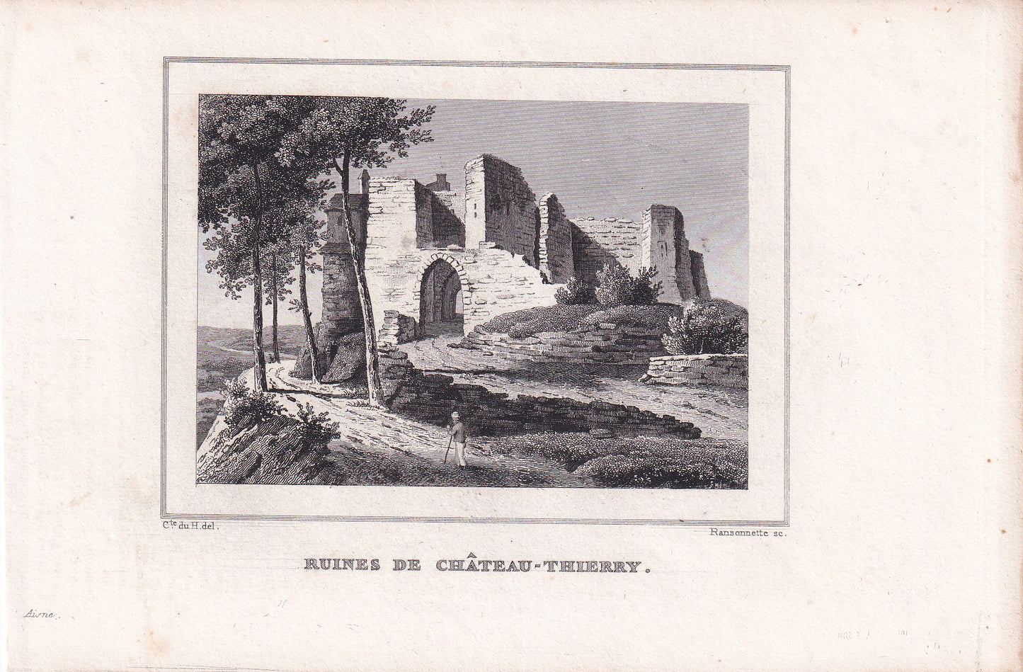 FRANCIA - RUINES DE CHÂTEAU THIERRY