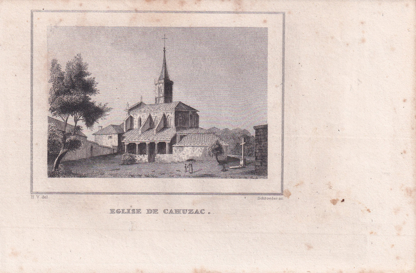 FRANCIA - EGLISE DE CAHUZAC